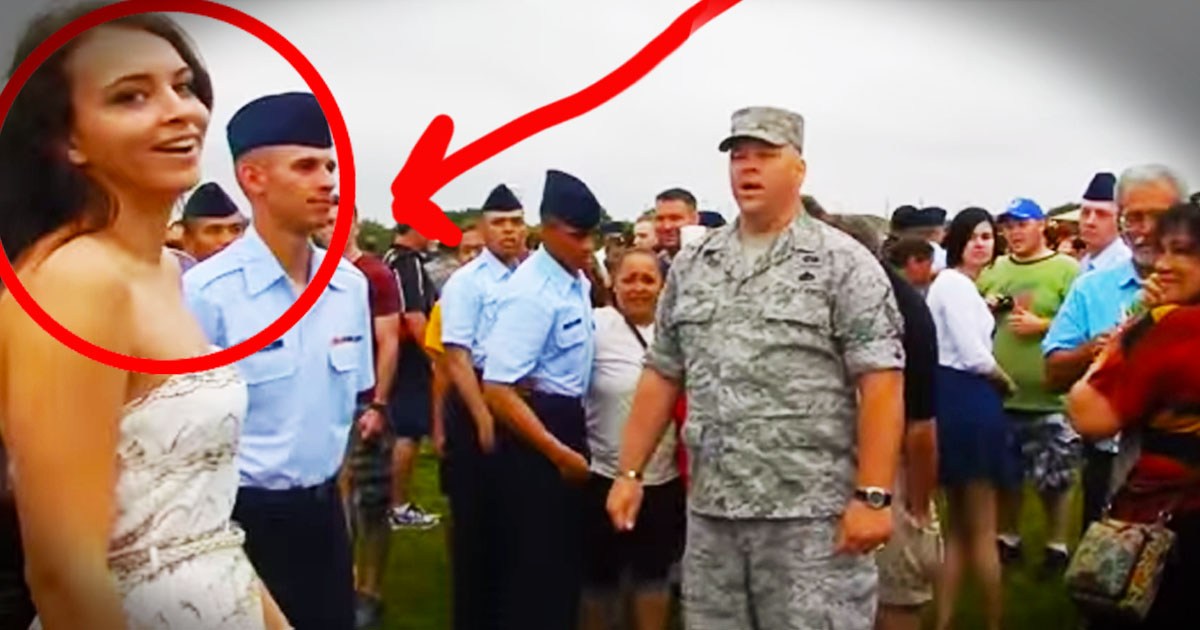 What This Military Dad Just Did Is AWESOME. And The Surprise At 26 Seconds Is Even Better!